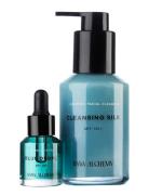 Gift Box Cleansing Silk & Blue Drops Mini Hudvårdsset Nude RAAW Alchem...