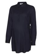 Mamalicious Mlebba Lia L/S Wo Tunic 2F Marinblå