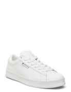 Tjm Leather Low Cupsole Låga Sneakers White Tommy Hilfiger