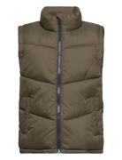 Quilted Gilet Fodrad Väst Khaki Green Mango