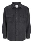 Jjebradley Ollie Overshirt Ls Noos Tops Overshirts Black Jack & J S