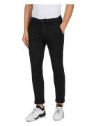 Replay Zeumar Trousers Slim Hyperchino Color Xlite Svart