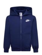 Nike Nkn N Nsw Club Fleece Lbr Fz Marinblå