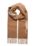 Big Pony Wool Scarf Accessories Scarves Winter Scarves Brown Polo Ralp...