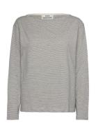 Crisp Jersey Silke Tee Ls Tops T-shirts & Tops Long-sleeved Grey Mads ...