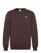 Knowledge Cotton Apparel Basic Badge Sweat - Gots/Vegan Brun