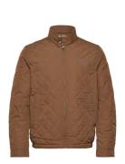 Quilted Windcheater Tunn Jacka Brown GANT