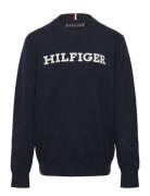 Tommy Hilfiger Monotype Regular Sweater Marinblå