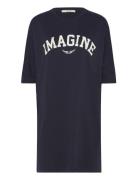 Portman St Imagine Knälång Klänning Navy Zadig & Voltaire