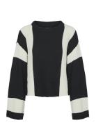 Vero Moda Vmgigi Ls O-Neck Pullover Lcs Rep Svart