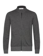 Knitted Bomber Jacket Bomberjacka Jacka Grey Tom Tailor