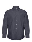 Selected Homme Slhreg-Bond Knitted Shirt Ls Grå