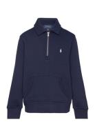 Ralph Lauren Kids Fleece Quarter-Zip Pullover Marinblå