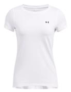 Ua Hg Armour Ss Sport T-shirts & Tops Short-sleeved White Under Armour