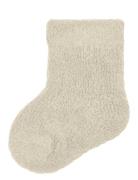 Nbmollo Terry Fluffy Sock Sockor Strumpor Beige Name It