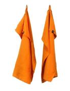 Himla Sunshine Kitchen Kitchen Towel 2-Pack Orange