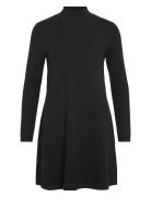 Vila Vicomfy A-Line Rollneck Knit Dress/Pb/1 Svart