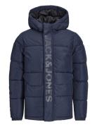 Jcospeed Puffer Sn Jnr Fodrad Jacka Navy Jack & J S