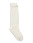 MarMar Copenhagen Knee Socks Pointelle Vit