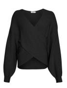 MSCH Copenhagen Mschzinelle Rachelle Wrap Pullover Svart