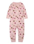 Lindex Pyjamas Cat Bf Rosa