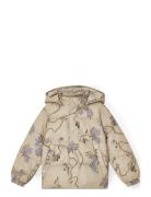 Garbo&Friends Tree Of Life Puffer Jacket Beige