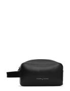 Tjm Leather Washbag Necessär Black Tommy Hilfiger