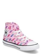 Converse Ctas 1V Hi Tongue Tied/Astral Pink Rosa