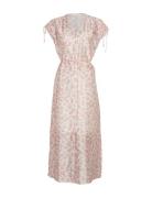 MSCH Copenhagen Mschisadora Sl Maxi Dress Aop Rosa