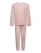 Pyjamas Ls Set Aop Pyjamas Set Pink Minymo