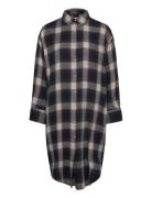 Moshi Moshi Mind Haven Shirtdress Check Svart