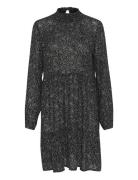 Kasally Amber Dress Ls Knälång Klänning Black Kaffe