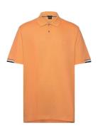 Parlay 147 Tops Polos Short-sleeved Orange BOSS