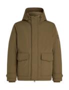 Rockie Down Hooded Jacket Yllerock Rock Khaki Green Tommy Hilfiger