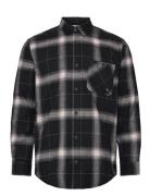 Clean Cut Copenhagen Michael Check Flannel Shirt Ls Svart