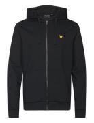 Full-Zip Hoodie Sport Sweat-shirts & Hoodies Hoodies Black Lyle & Scot...