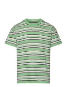 Tom Tailor Over Striped T-Shirt Grön