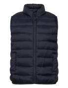 Quilted Gilet Fodrad Väst Navy Mango