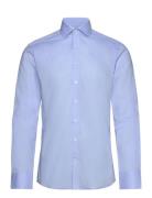 Bs Vucevic Slim Fit Shirt Tops Shirts Business Blue Bruun & Stengade