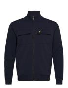 Hybrid Zip Track Jacket Tunn Jacka Navy Lyle & Scott