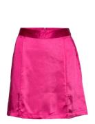 Satina Molanna Skirt Kort Kjol Pink Bzr