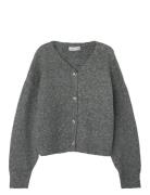 Nkfnacola Short Knit Card Tops Knitwear Cardigans Grey Name It