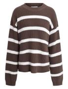 Hound Stripe Knit Brun