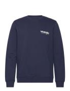 Wrangler Crewneck Sweatshirt Marinblå