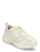 Retro Tennis Low Lace Ml Mix Låga Sneakers Cream Calvin Klein