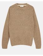 Anerkjendt Aksune Space Yarn Crew Neck Beige