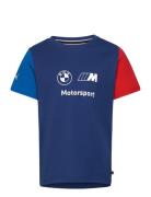 Bmw Mms Kids Ess Logo Tee Sport T-shirts Short-sleeved Blue PUMA Motor...