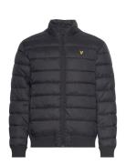 Funnel Neck Wadded Jacket Fodrad Jacka Black Lyle & Scott