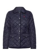 Quilted Barn Jacket Kviltad Jacka Navy Polo Ralph Lauren