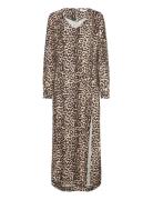 Coster Copenhagen Dress In Leo Print Brun